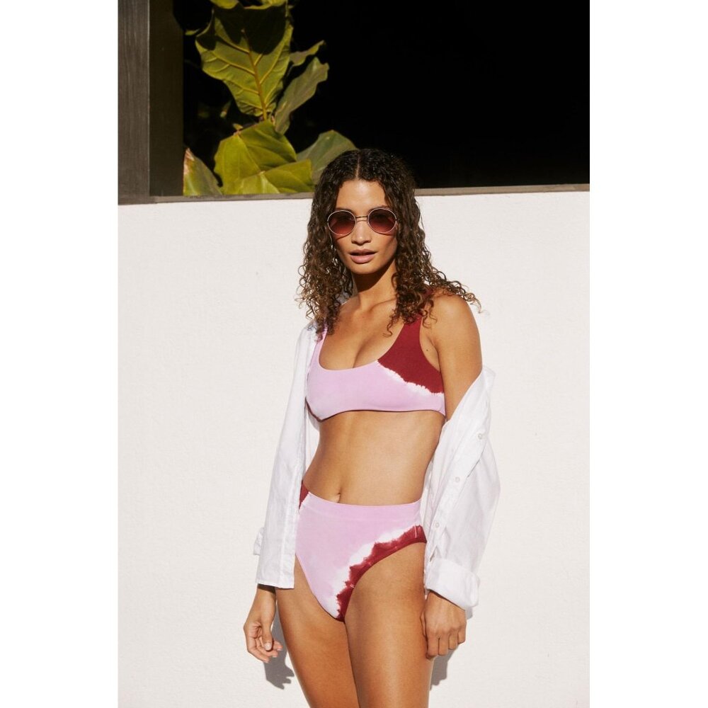 Anthropologie L Space Lizzie Tie-Dye Bikini Top